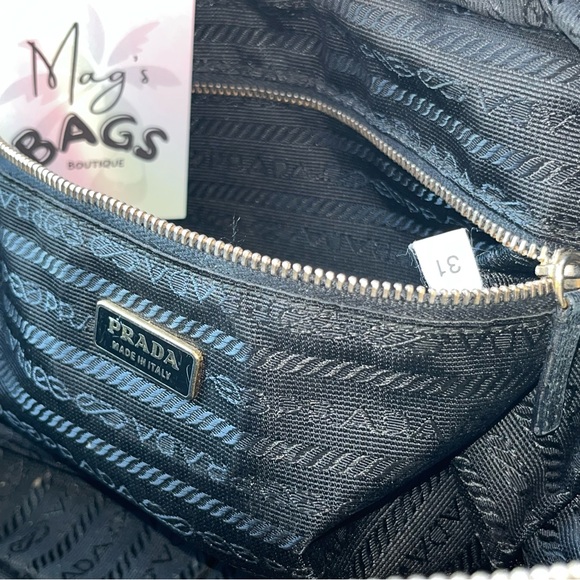 Prada: Grommet Robot Keychain with Lock & Key Tote Bag *RARE* - Picture 14 of 16